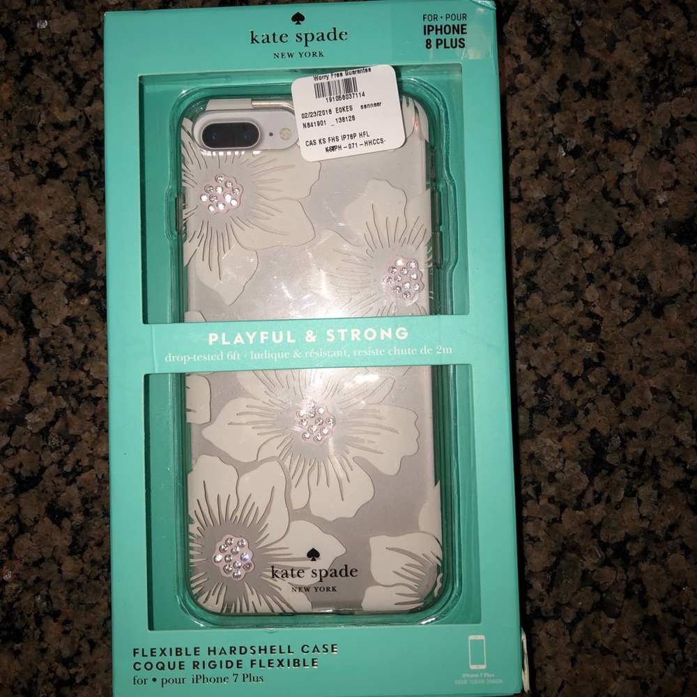 Kate Spade Hollyhock Floral Case iPhone plus